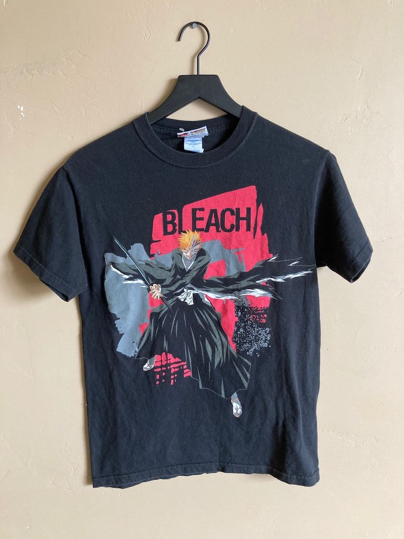 Vintage Bleach Tee Rare Design Shirt