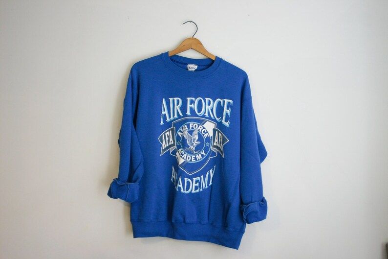 Vintage Blue Air Force Academy Sweatshirt