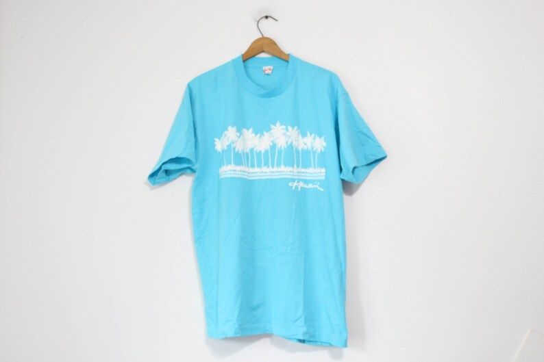 Vintage Blue Hawaii Islands T Shirt