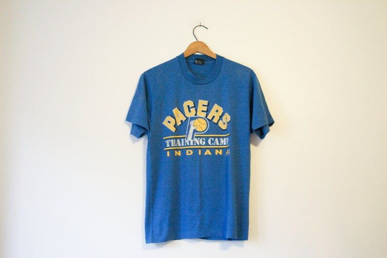 Vintage Blue Indiana Pacers Training Camp Basketball Nba T Shirt vintage blue indiana pacers training camp basketball nba t shirt jgthh