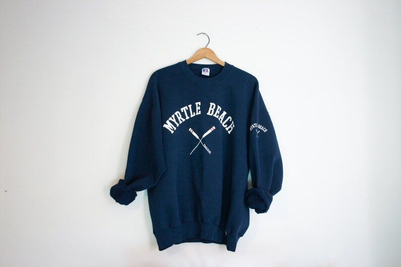 Vintage Blue Myrtle Beach Sweatshirt