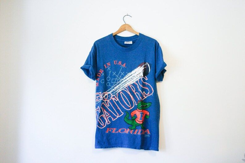 Vintage Blue University Of Florida Gators T Shirt