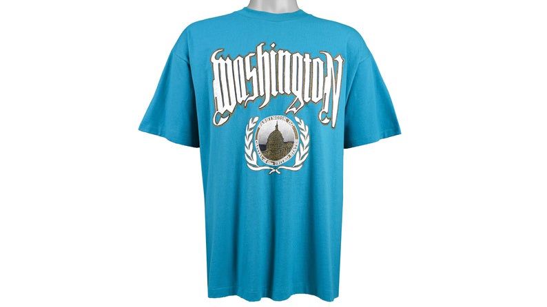 Vintage Blue Washington D.C. 1990's Shirt