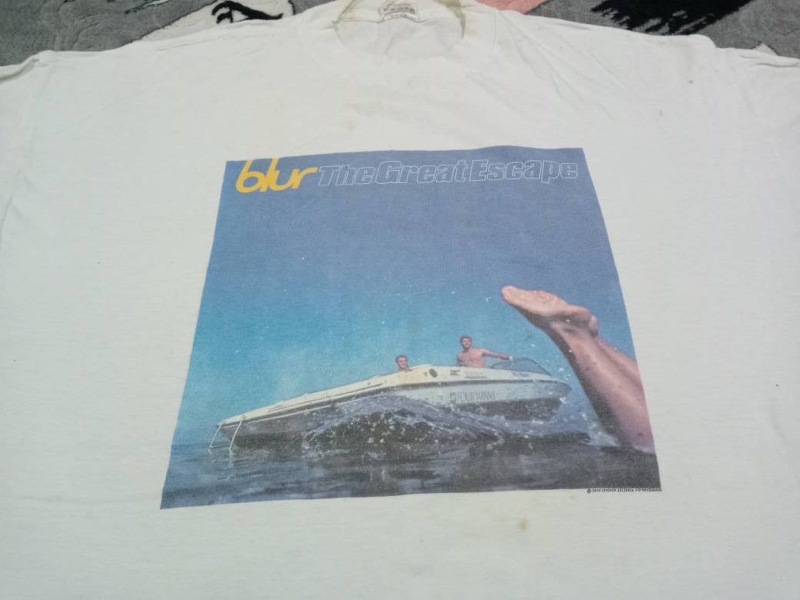 Vintage Blur The Great Escape Indie Band 90 T Shirt