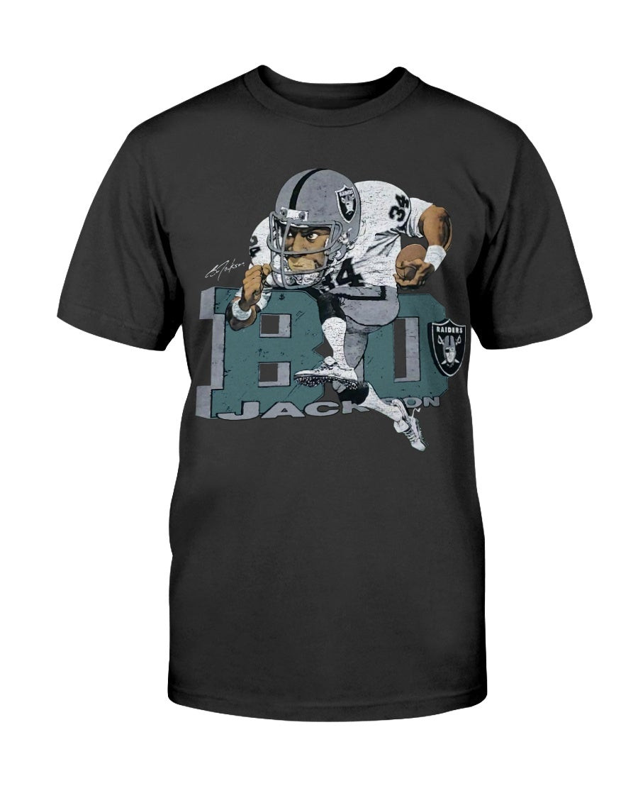 Vintage Bo Jackson Bo Knows Oakland Raiders T Shirt 070921