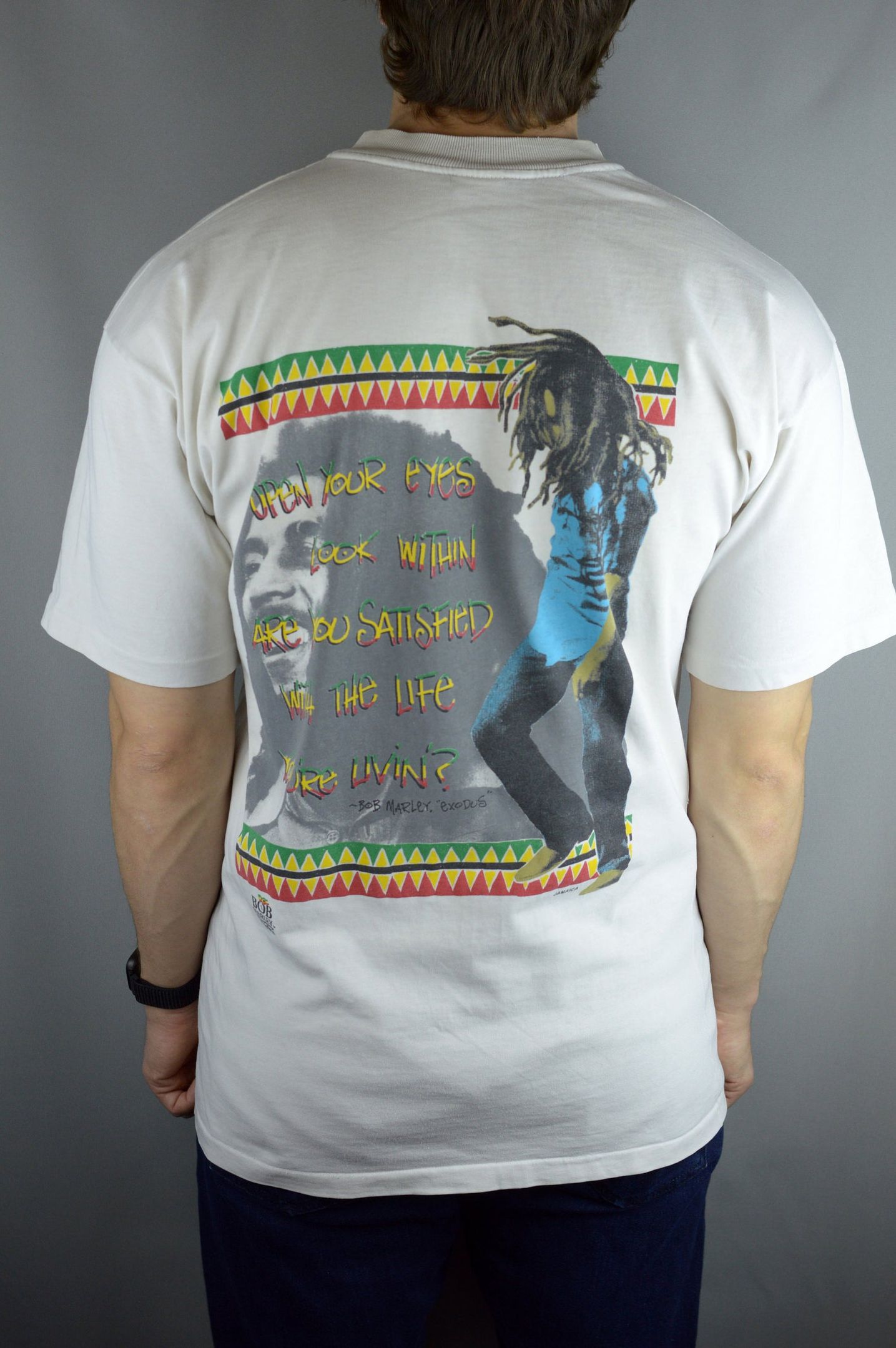 Vintage Bob Marley Exodus 90S T Shirt Single Stitch