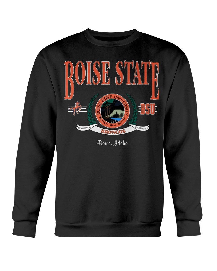 Vintage Boise State University Broncos Bsu Sweatshirt 210920