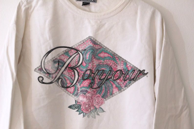 Vintage Bonjour International Sweatshirt