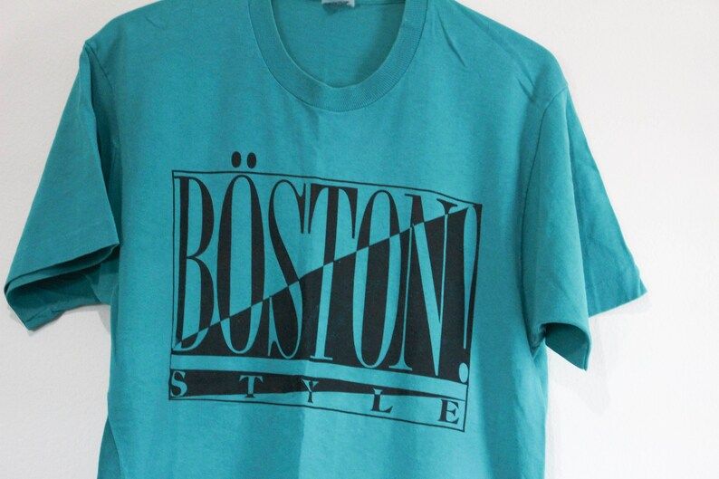 Vintage Boston Massachusetts Style T Shirt