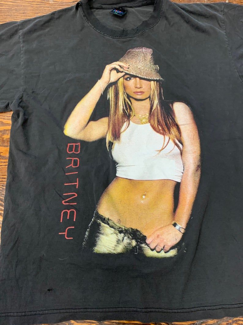 Vintage Brittney Spears Distressed Faded Tour Shirt