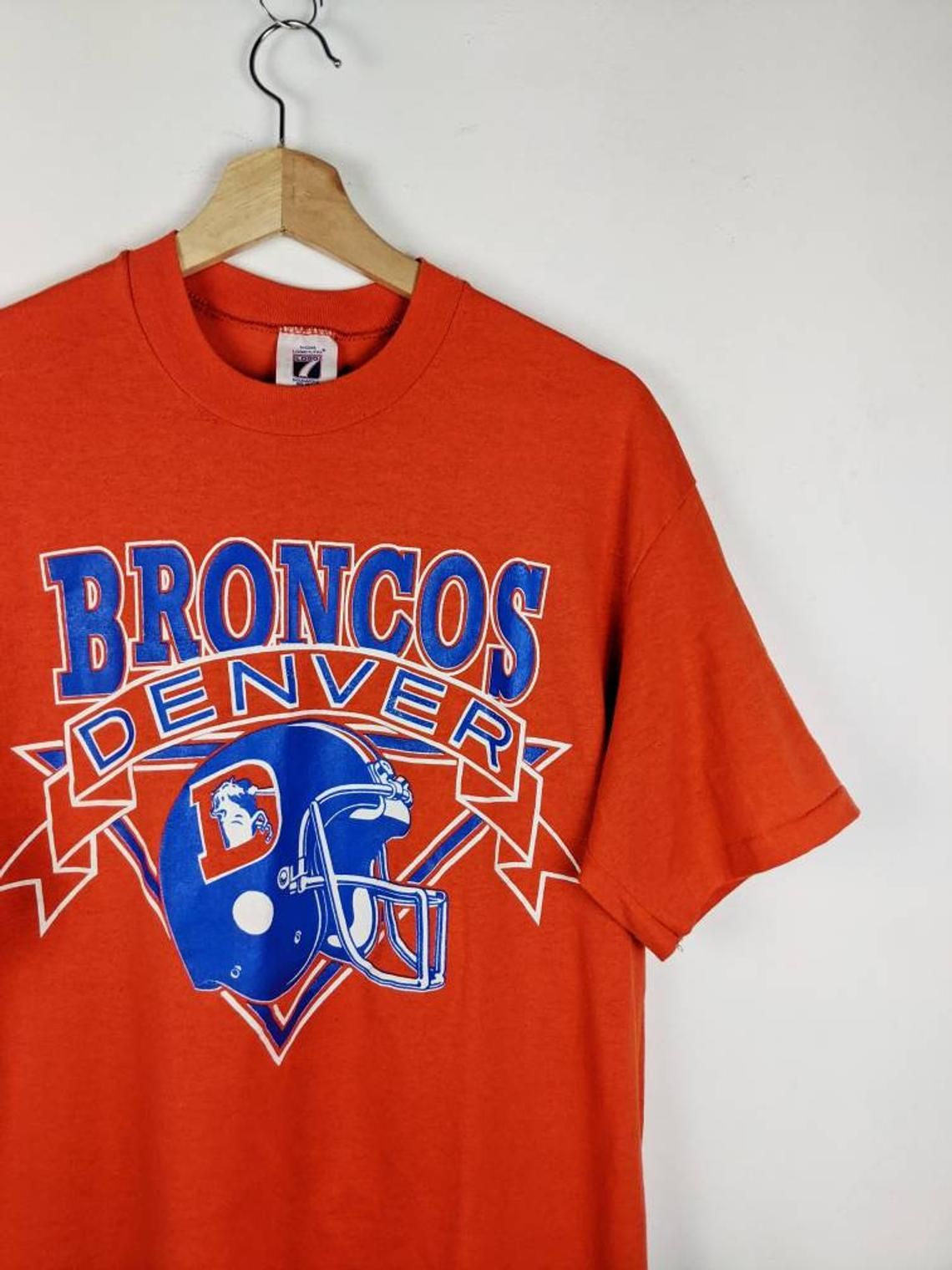 Vintage Broncos Denver shirt NFL USA Single Stitch 90s
