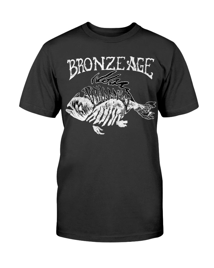 Vintage Bronze Age Skate Tshirt Medium 90S Bronze Age Fish Bones Thrasher Skateboarding T Shirt 211217 Front Print