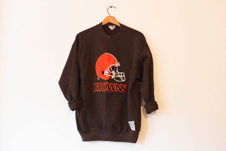 Vintage Brown Cleveland Browns Football Sweatshirt