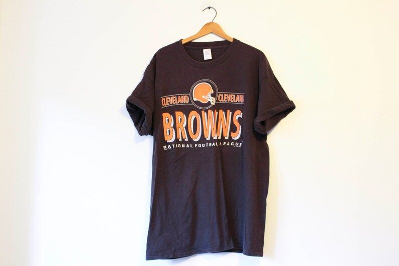 Vintage Brown Cleveland Browns Football T Shirt