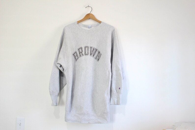 Vintage Brown University Bears Ivy League Champion Reverse Weave Sweatshirt