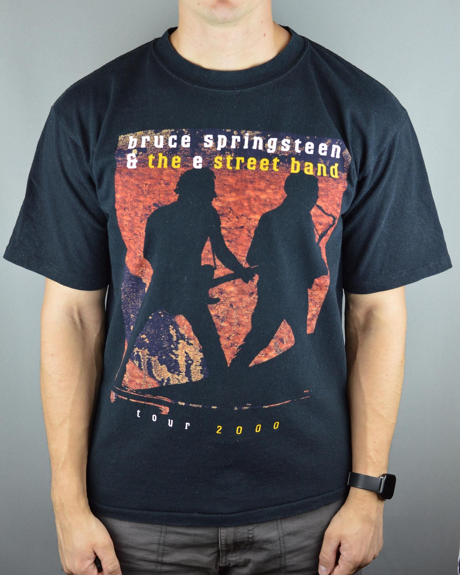 Vintage Bruce Springsteen And The E Street Band Tour 2000 T Shirt Single Stitch