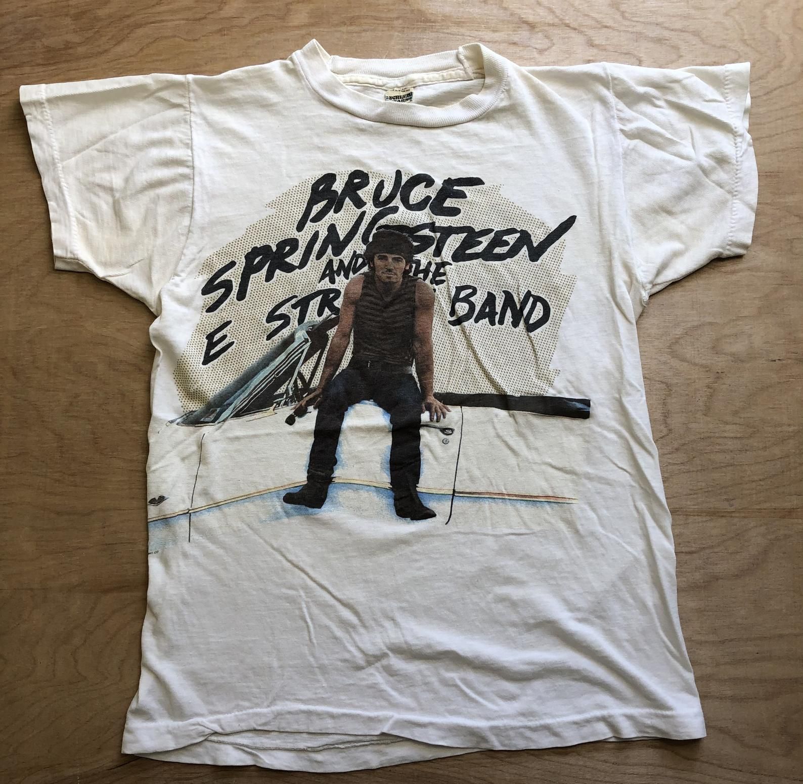 Vintage Bruce Springsteen E Street Band T-Shirt 1984 80S Screen Stars Band Born In The Usa Shirt X-