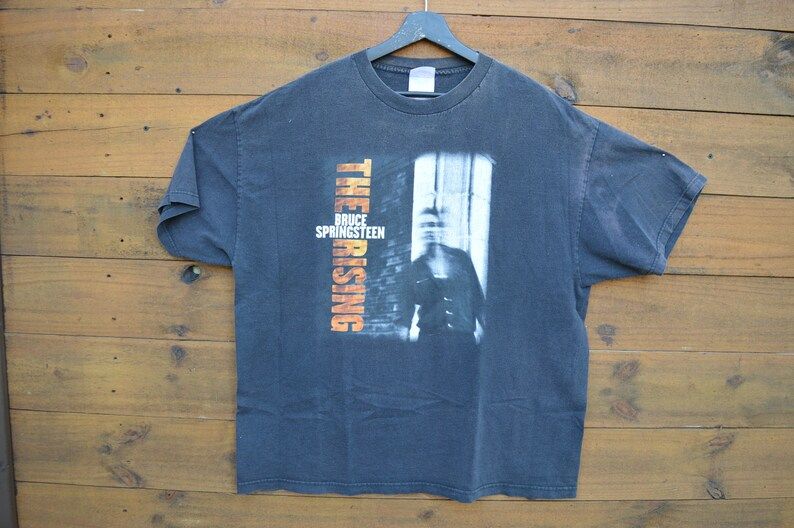 Vintage Bruce Springsteen T Shirt The Rising Concert Merchandise Classic Album