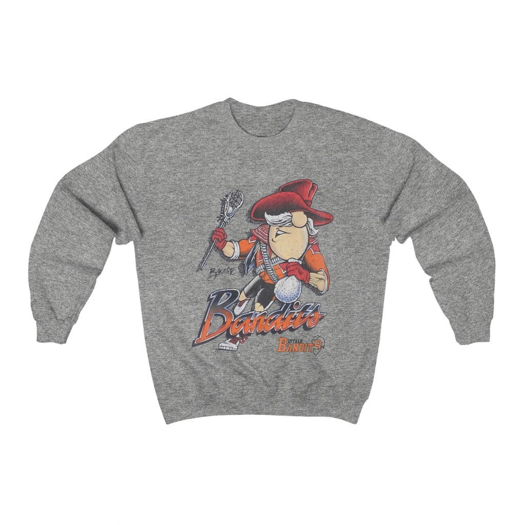 Vintage Buffalo Bandits Major Indoor Lacrosse League New York Sweatshirt 211219
