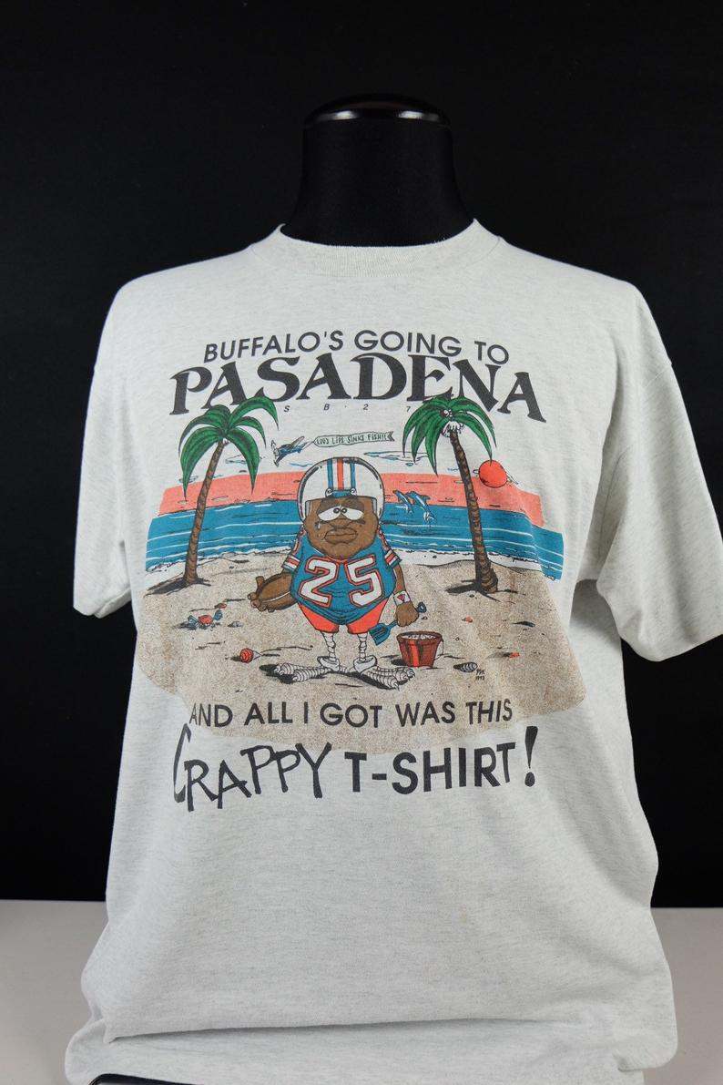 Vintage Buffalo Bills 1990s NFL Graphic T Shirt