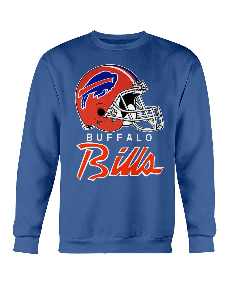 Vintage Buffalo Bills Fruit Of The Loom Blue Sweatshirt 211013