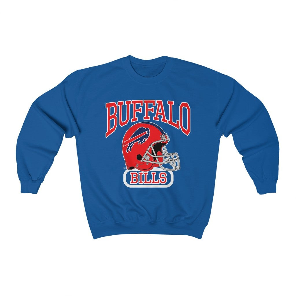 Vintage Buffalo Bills Nfl Football Blue Sweatshirt 211118