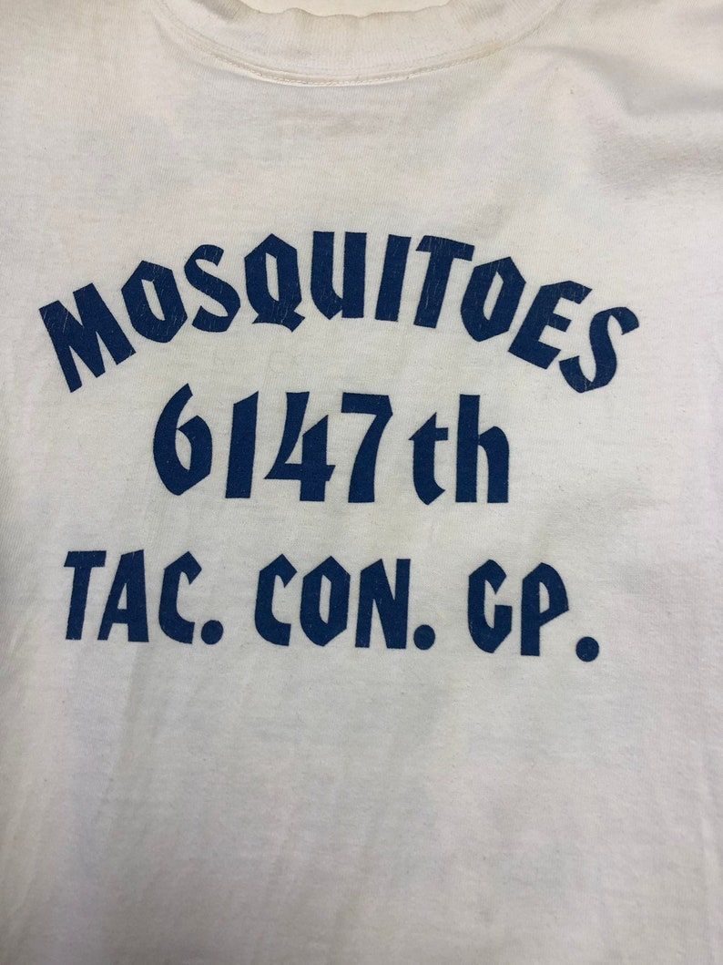 Vintage Buzzrickson Mosquitoes 6147 Th Tacconcp K 47 Air Base Long Sleeve Shirt Arge