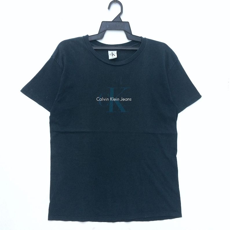 Vintage Calvin Klein Spell Out Calvin Klein Big Logo Calvin Klein Nice Design T Shirt