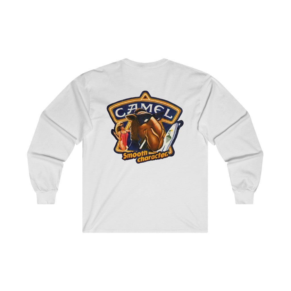 Vintage Camel Cigarettes Club Joe Camel Smooth Character Long Sleeve Tee 211122 vintage camel cigarettes club joe camel smooth character long sleeve tee 211122 uge45