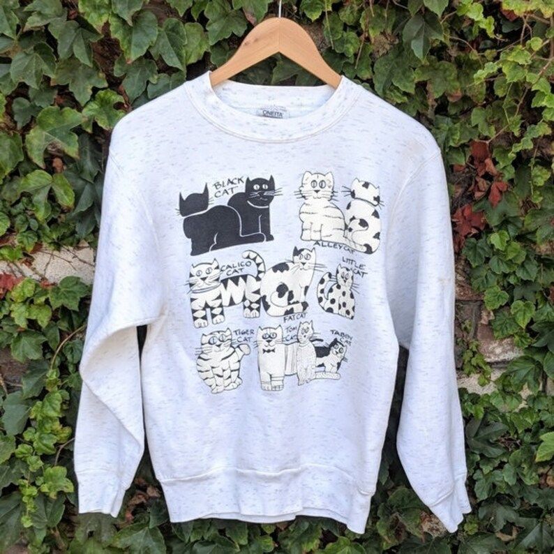Vintage Cat Breeds Crewneck