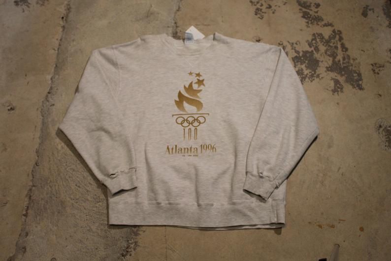 Vintage Champion Reverse Weave 1996 Atlanta Olympics American Shirt