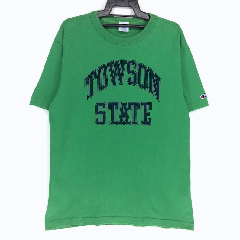 Vintage Champion T Shirt Champion Towson State Champion Nice Design