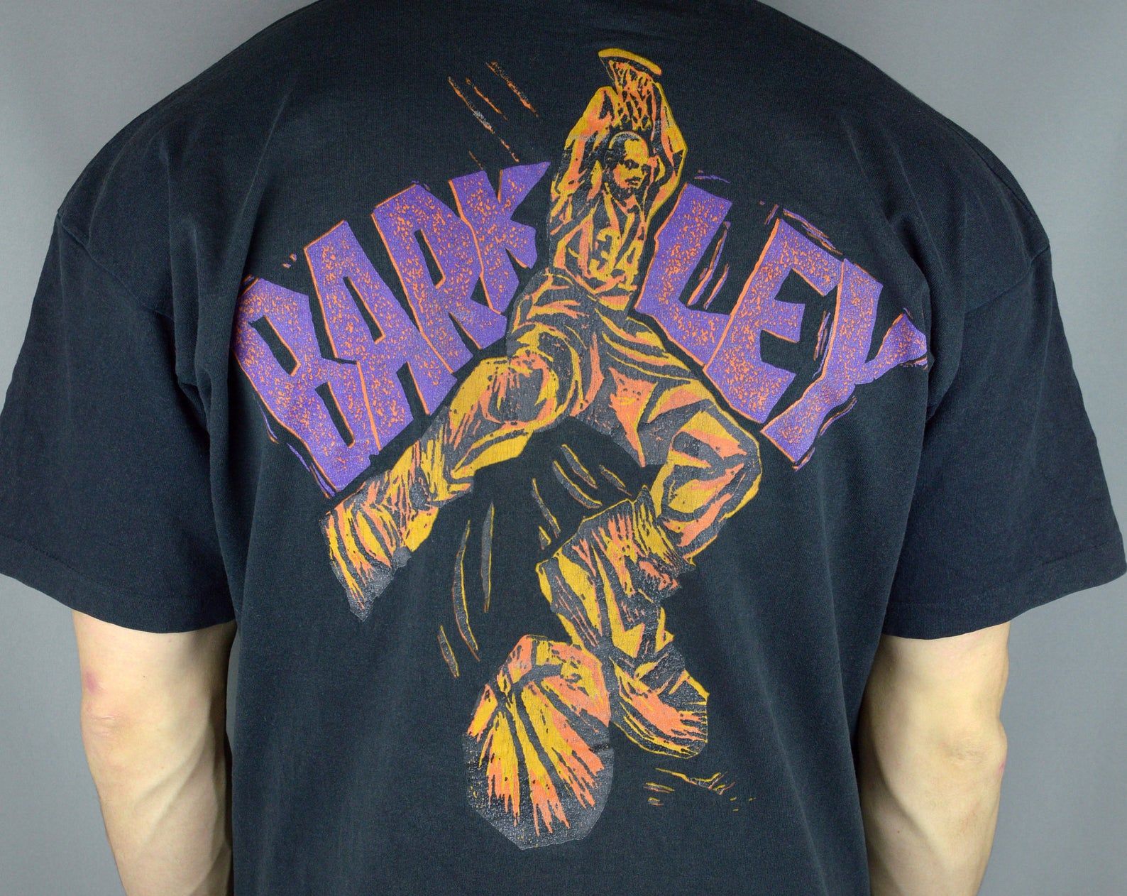 Vintage Charles Barkley 34 90S T Shirt Single Stitch