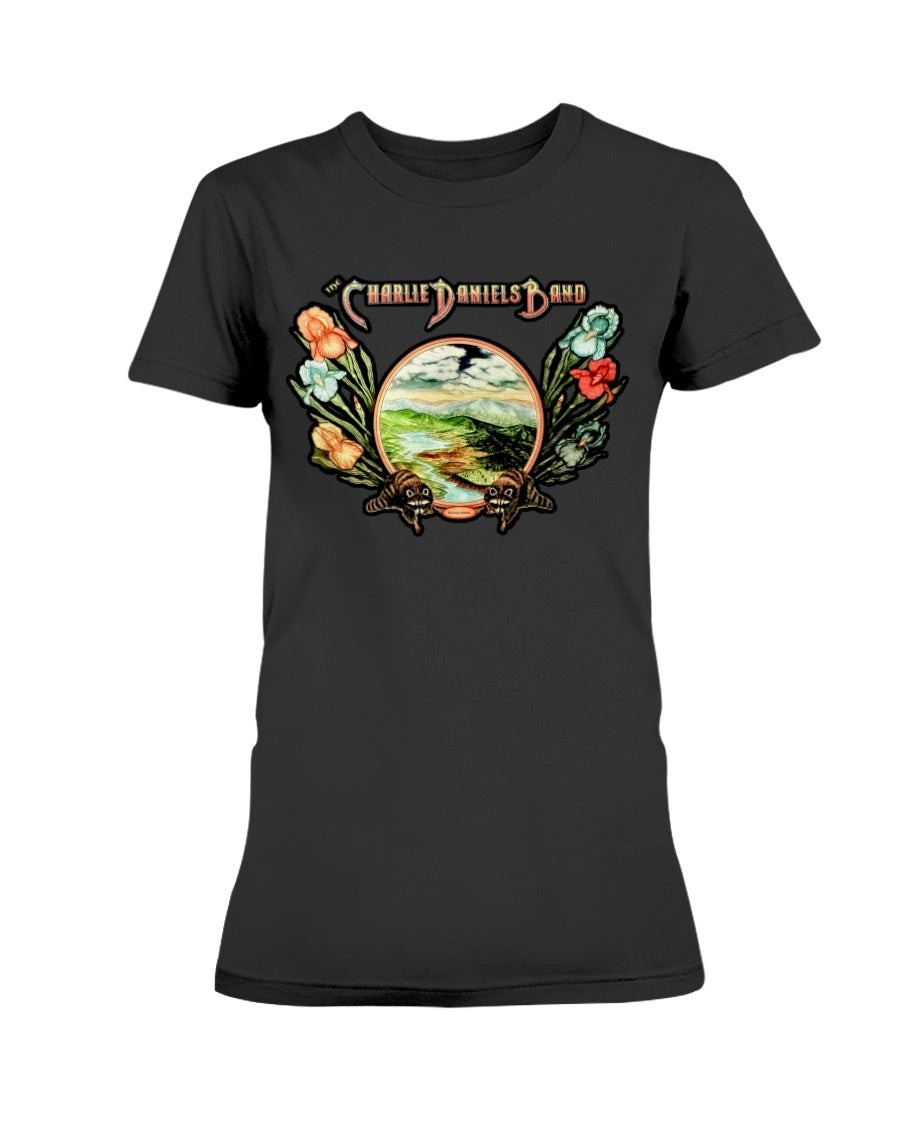 Vintage Charlie Daniels Band1974 Ladies T Shirt 211112
