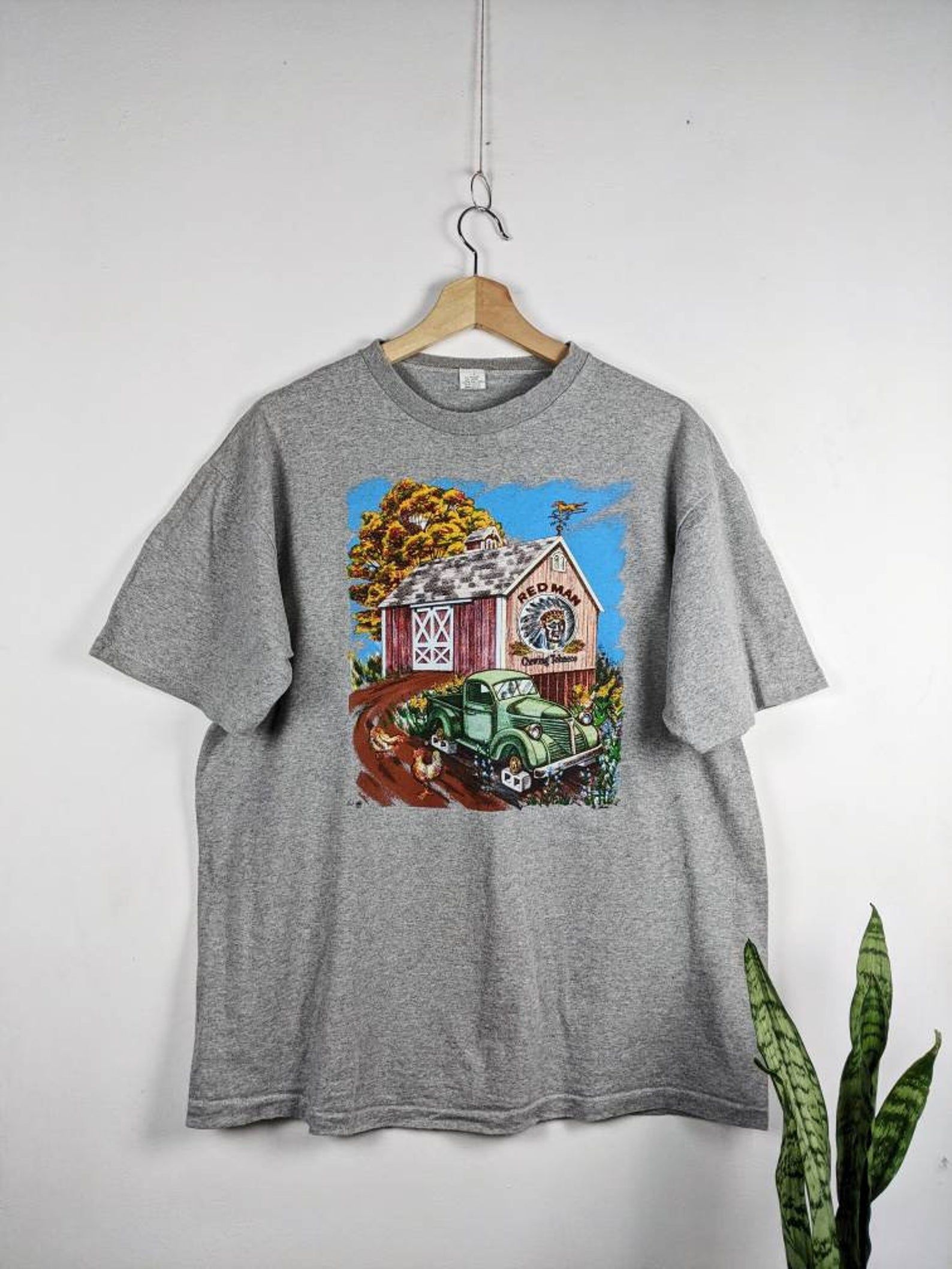 Vintage Chewing Tobacco T-Shirt Indian Native Usa