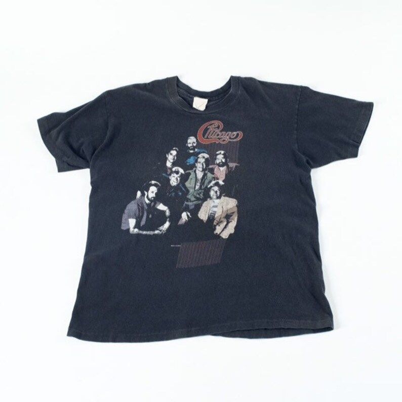 Vintage Chicago 1985 Tour T Shirt Vtg 80S Single Stitch Sz Small Band Tee