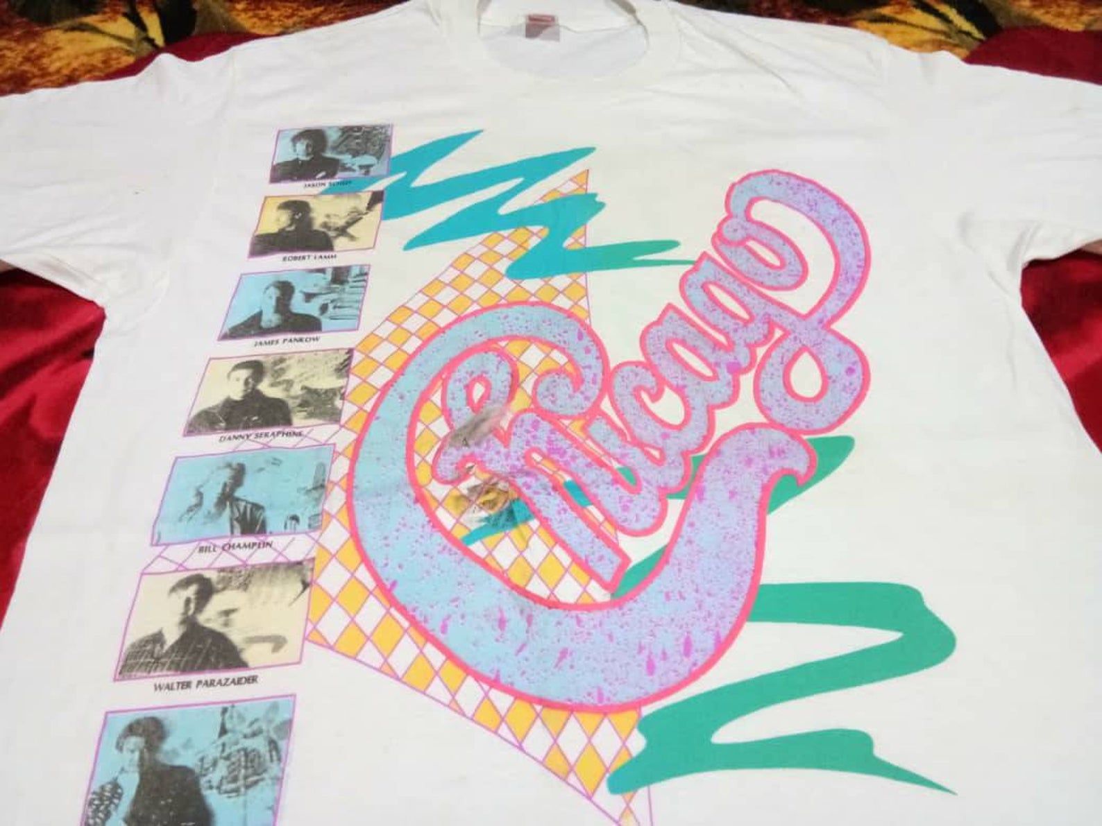 Vintage Chicago Band Tour 1989 T Shirt vintage chicago band tour 1989 t shirt crawi