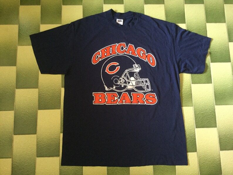 Vintage Chicago Bear T Shirt Nfl American Football Tee Shirt