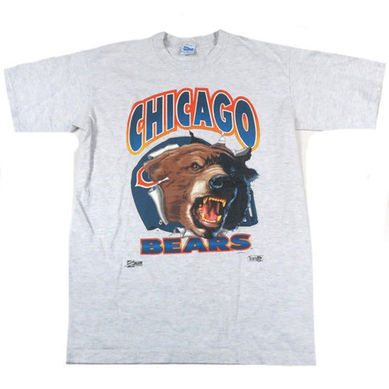Vintage Chicago Bears Football 90s Salem Sportswear shirt NFL