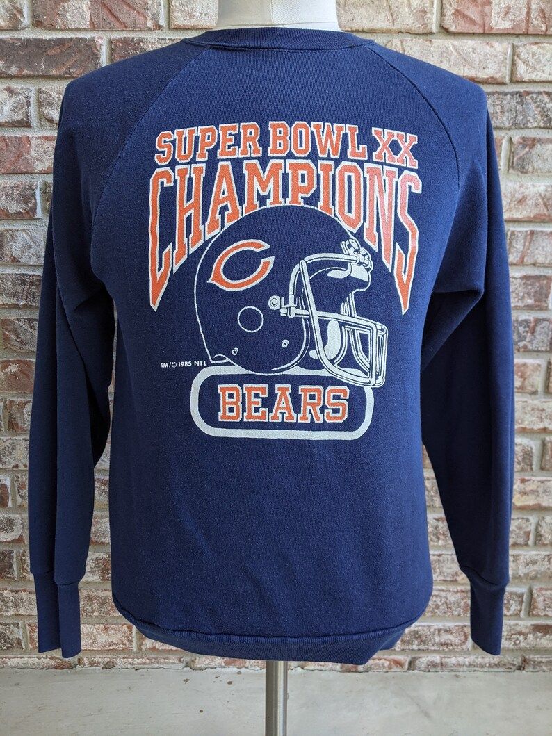 Vintage Chicago Bears Super Bowl Xx Champions Sweatshirt