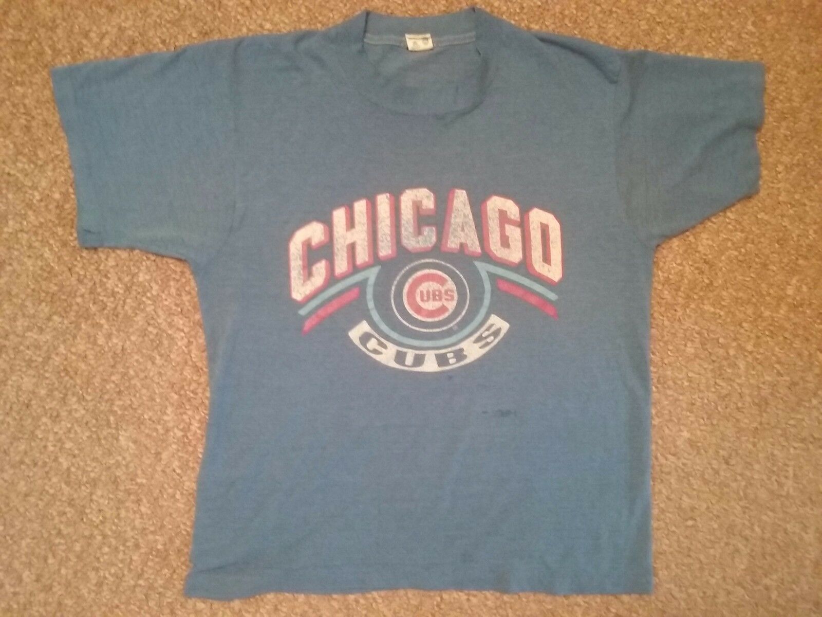 Vintage Chicago Cubs Champion Shirt L Mlb Baseball Rare Soft 80'S 90'S