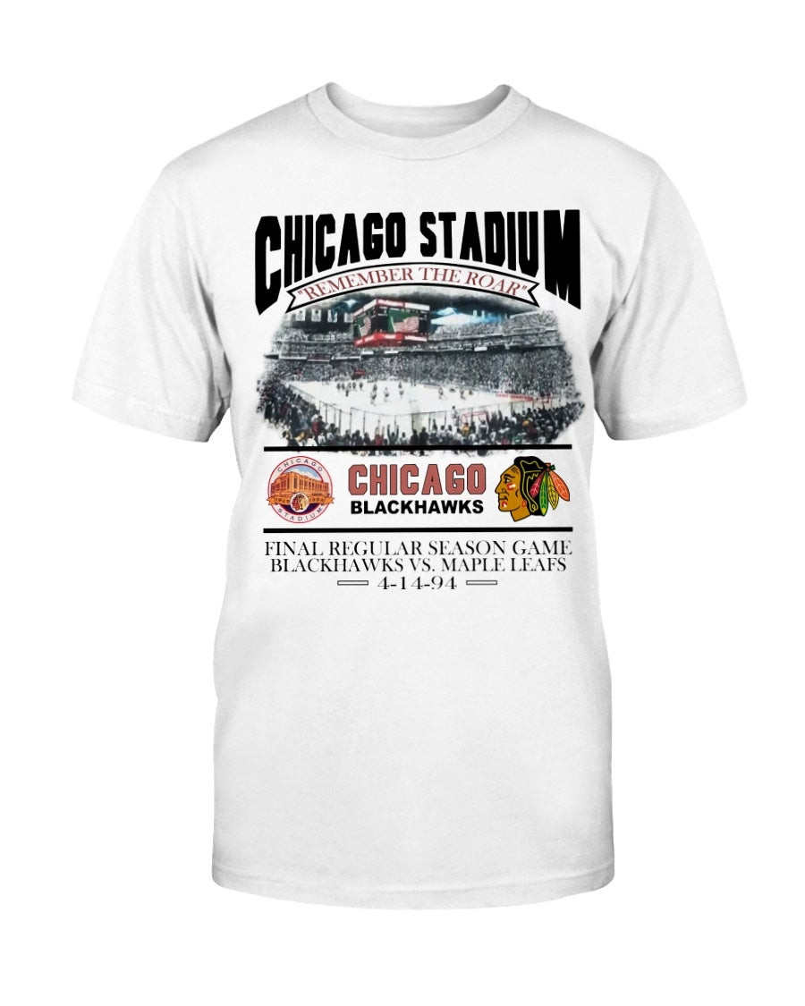 Vintage Chicago Stadium Blackhawks T Shirt 211216