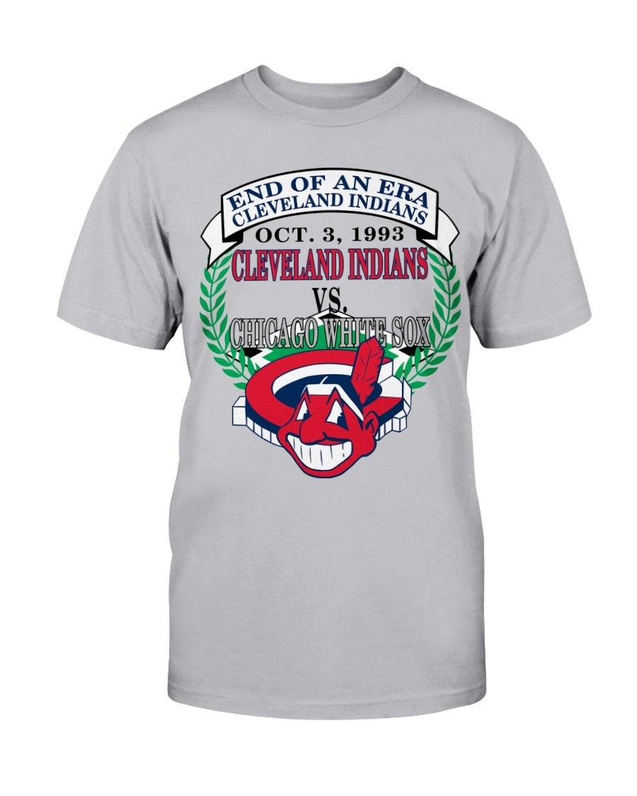 Vintage Chicago White Sox Vs Cleveland Indians Mlb Baseball T Shirt 211115
