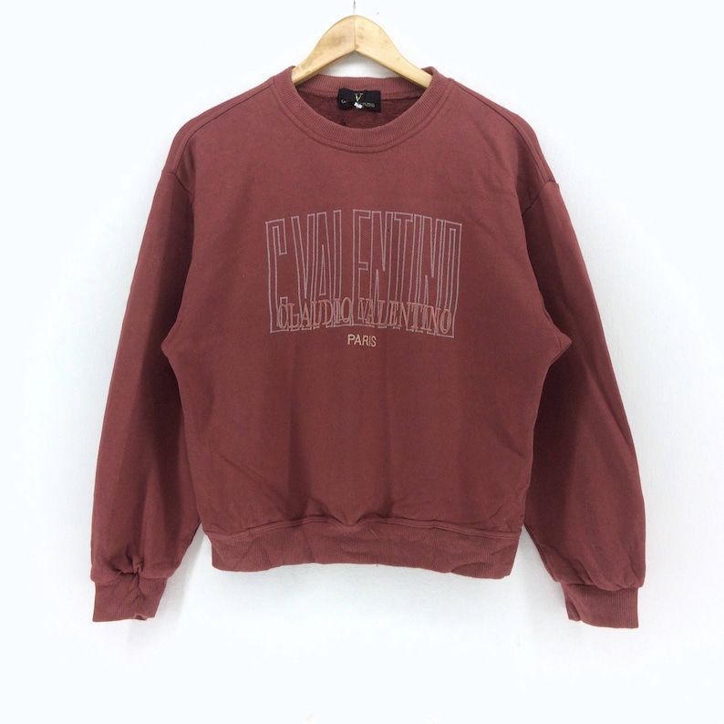 Vintage Claudio Valentino Big Logo Sweatshirt
