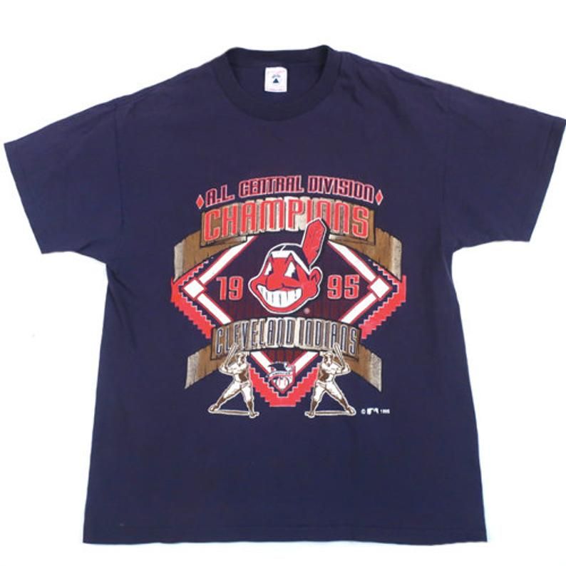 Vintage Cleveland Indians 1995 Mlb Baseball Shirt