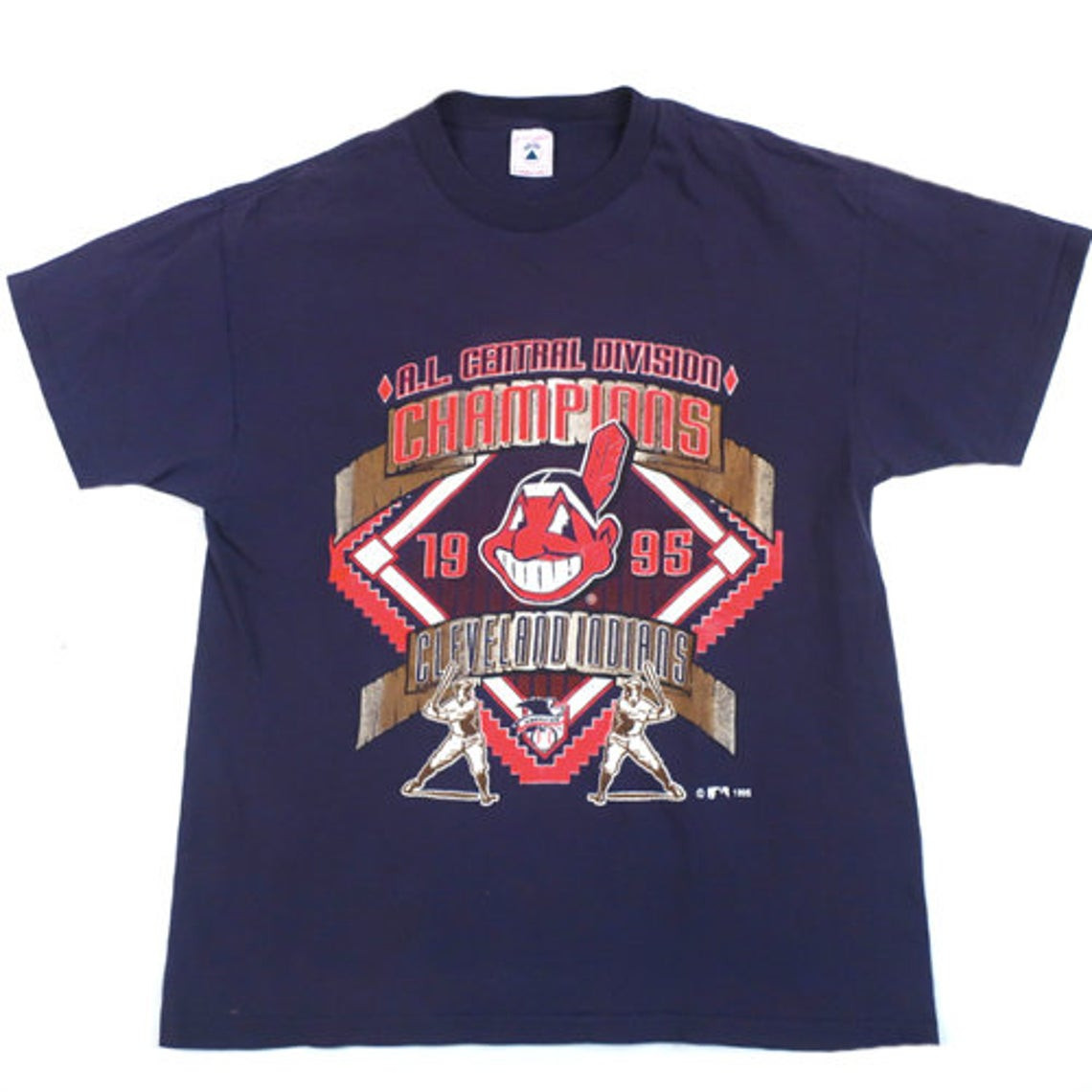 Vintage Cleveland Indians 1995 MLB Baseball Shirt