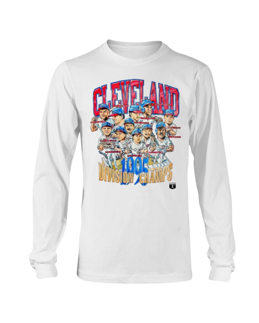 Vintage Cleveland Indians Caricature 90S Long Sleeve T Shirt 211115
