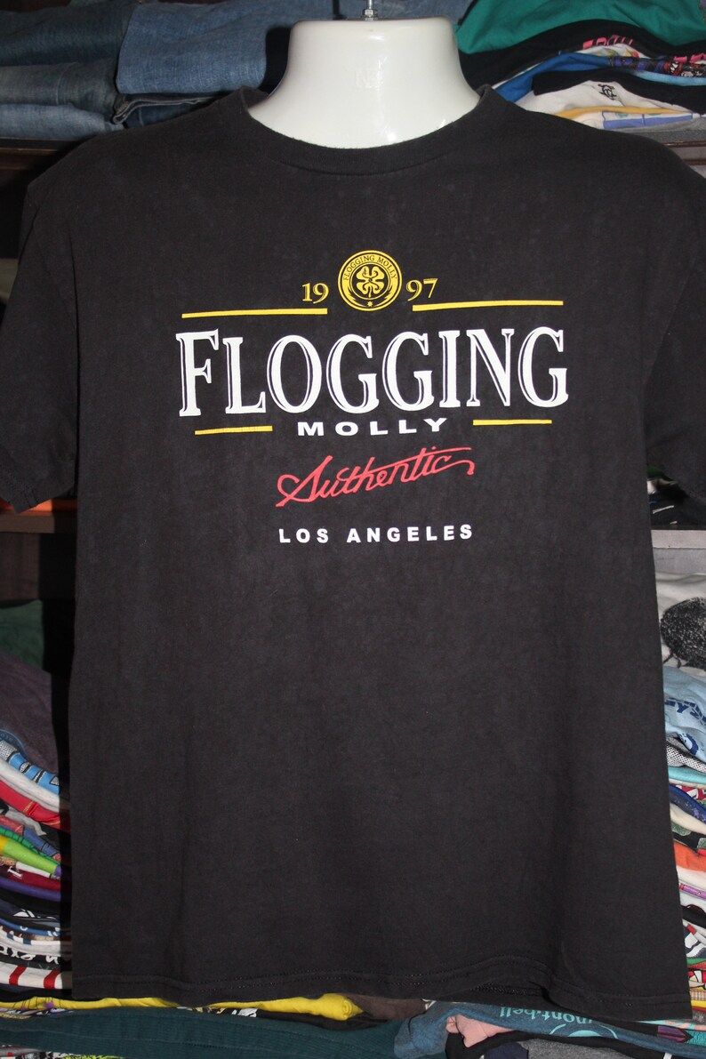 Vintage Clothing 90S Rare Flogging Molly Los Angeles