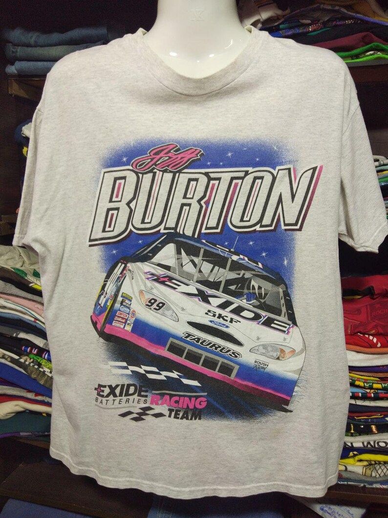 Vintage Clothing 90S Rare Hanes Heavyweight Burton Taurus Racing Team Big Picture