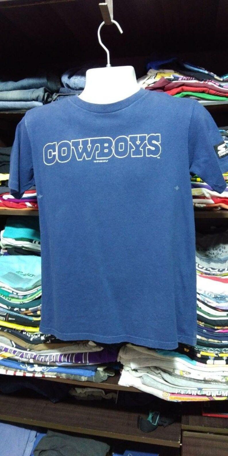 Vintage Clothing 90S Rare Starter T Shirt Cowboy T Shirt Size S